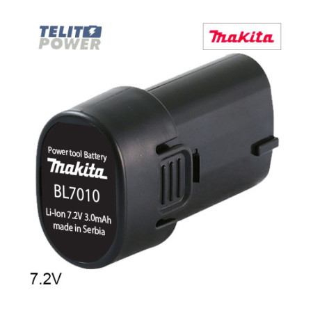 TelitPower 7.2V 3000mAh liIon - baterija za ručni alat Makita BL7010 ( P-4017 ) - Img 1