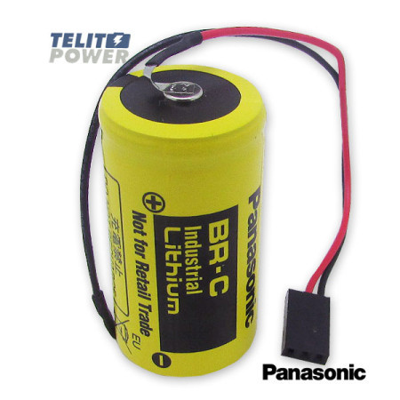TelitPower baterija Litijum BR26505 (BR-C Panasonic ) sa konektorom za toplotna merila Danfoss SONOMETER 1000 3V 5000mAh ( P-1089 )