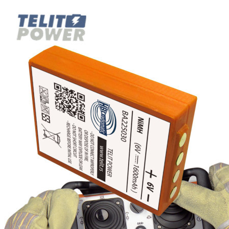 TelitPower baterija NiMH 6V 1600mAh Panasonic za BA225030 HBC Radiomatic ( P-1238 )