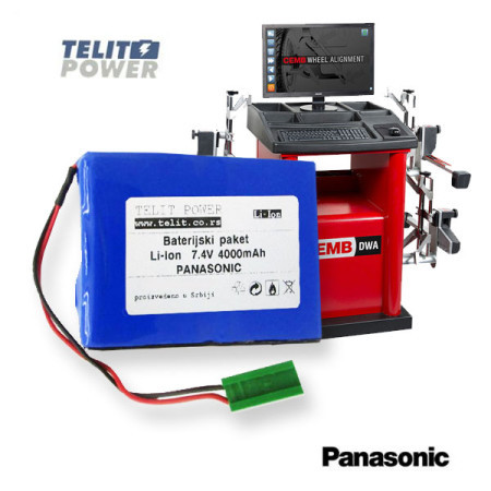 TelitPower baterija za CEMB DWA 1000 mašinu za reglažu trapa Li-Ion 7.4V 4000mAh Panasonic ( P-1080 )