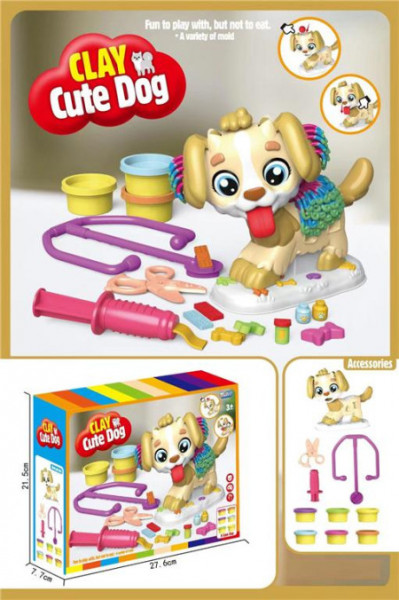 Testo u boji Clay Cute Dog ( 745435 )