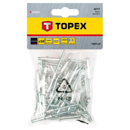 Topex pop nitne 4,8x10mm 50kom ( 43E502 )