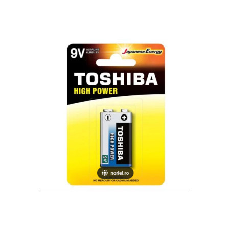 Toshiba high power alkalna baterija 6lf22 bp 1/1 ( 1100015090 )