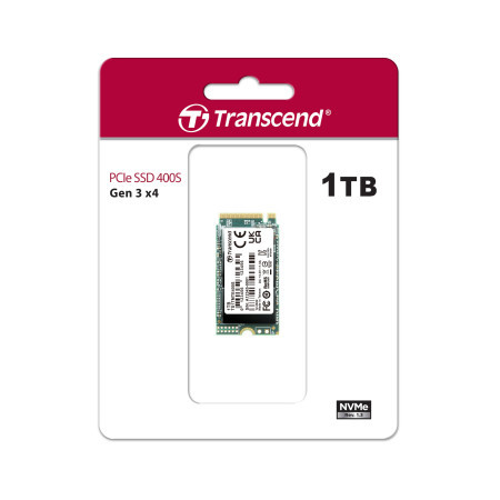 Transcend 1TB, M.2 2242,PCIe Gen3x4, NVMe ( TS1TMTE400S )