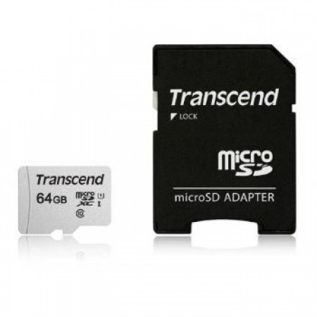 Transcend 64GB micro SD memorijska kartica TS64GUSD300S-A ( 0704626 ) - Img 1