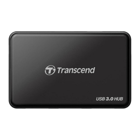 Transcend USB 3.0 Hub, 4-Port, Up to 5Gb/s, w/Power adapter ( TS-HUB3K )