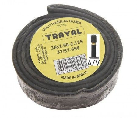 Trayal unutrašnja guma 16X1.50-2.125 AV ( 520006 )