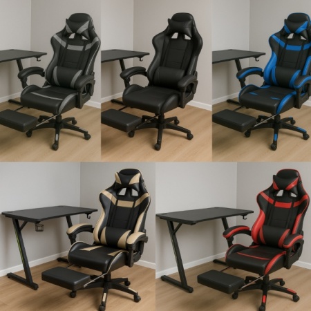 Trick gejmerski sto Tron desk + Y830 stolica