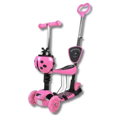 Trotinet Bubamara 5 u 1 Pink