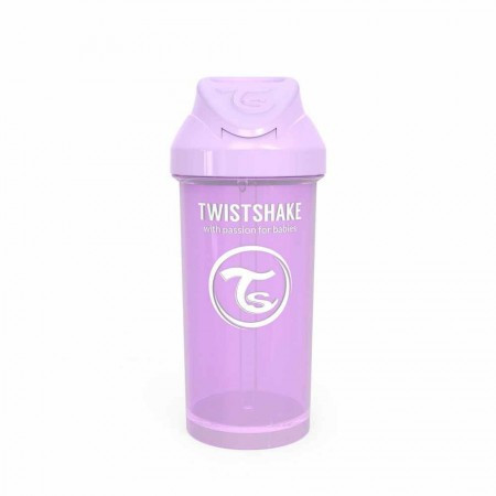 Twistshake čaša sa slamkom 360ml 12 pastel purple ( TS78591 ) - Img 1