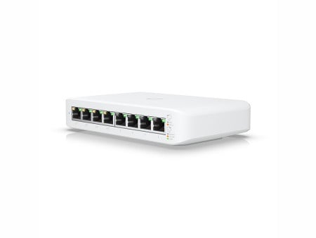 Ubiquiti unifi low-cost desktop 8port gigabit switch with poe ( USW-LITE-8-POE-EU )