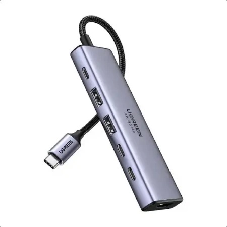 Ugreen cm511 hub 4k60hz 6u1 usb-c na hdmi 2x usb-a 2x usb-c 3.2 + pd napajanje ( 35999 )