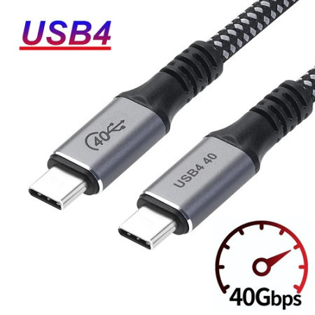 USB kabl tip C 0.5m thunderbolt 3 KT-USB4.05M ( 11-439 ) - Img 1