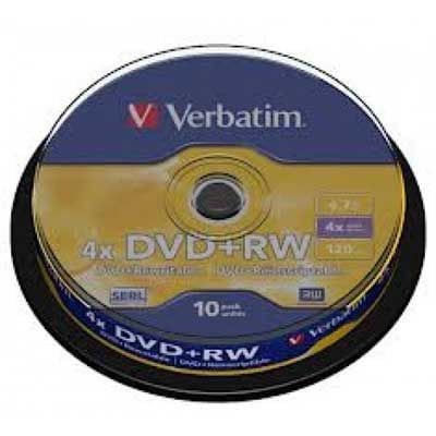 Verbatim 43488 DVD+RW 4.7GB 4X