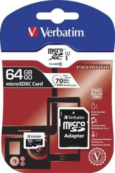 Verbatim micro SDXC 64GB (44084)