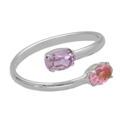 Victoria cruz alyssa pink prsten sa swarovski kristalima ( a4503-26ha )