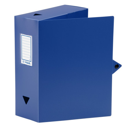 Viquel arhiv fascikla PVC A4, 100mm plava ( 04CB410E ) - Img 1