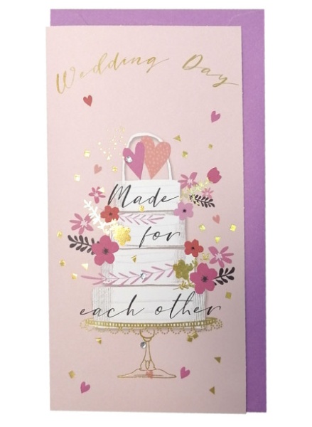 Viter čestitka wedding money coat 10x19cm ( SL580_13 )