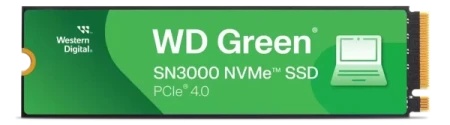 WD Green 5000MBs/4200MBS SN3000 - Bulk SSD M.2 NVMe 1TB