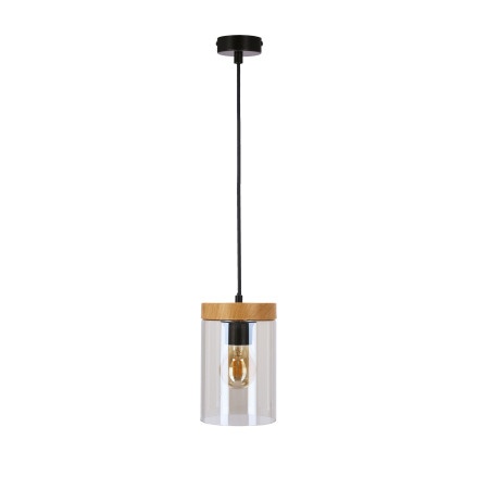 Wels Visilica Crna + Drvo1x40W E27 ( 15046 )