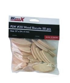 Womax tipla drvena "keks" PLW br.20 50kom ( 0104052 )