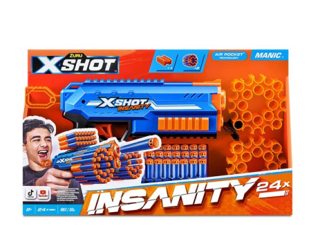 X-shot - insanity-series 1 maniac pistol ( ZU36603 )