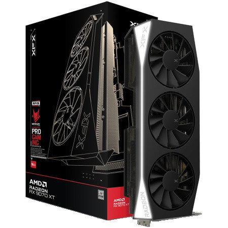 XFX Mercury AMD Radeon RX 9070XT Gaming Edition with 16GB GDDR6 ( RX-97TMERCB9 )