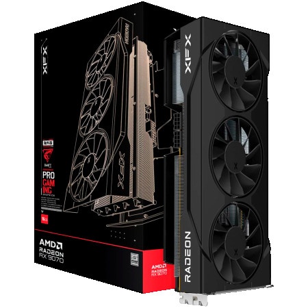 XFX Swift AMD Radeon RX 9070 OC Triple Fan Gaming Edition with 16GB GDDR6 HDMI 3xDP ( RX-97SWFT3B7 )