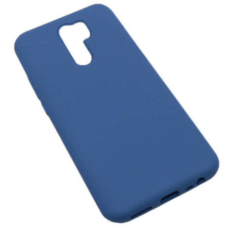 Xiaomi redmi 9 liquid silicone TPU Big mobilni telefon (Midnight blue) - Img 1
