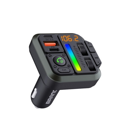 Xwave BT 44 FM transmiter za kola,Bluetooth,LED,RGB led,Bass,USB,PD20W+QC3.0,18W ( BT 44 )