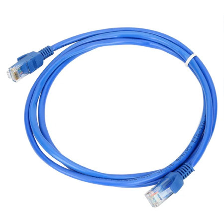 Xwave cat6e 1.5m utp mrežni patch,lan,1,5m dužine plavi kabl ( Kabl CAT6E 1.5m blue ) - Img 1