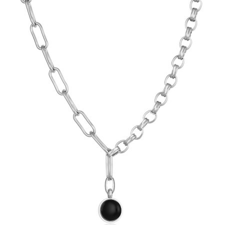 Ženska freelook srebrna ogrlica od hirurškog Čelika ( frj.3.6040.1 )