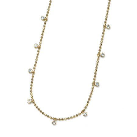 Ženska oliver weber beautify gold crystal ogrlica sa swarovski kristalima ( 12226g )