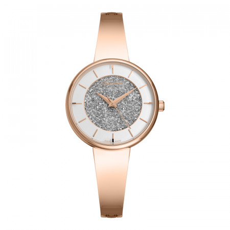 Ženski adriatica essence roze zlatni srebrni elegantni ručni sat sa roze zlatnim metalnim kaišem ( a3718.9113q )