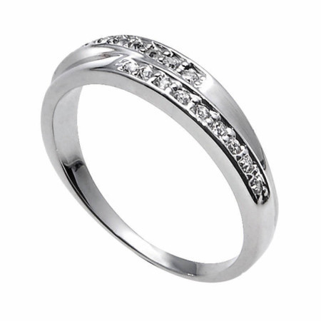 Ženski oliver weber real crystal prsten sa swarovski belim kristalom 57 mm ( 41036rl ) - Img 1