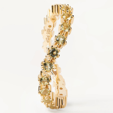 Ženski pd paola green tide zlatni prsten sa pozlatnom 18k ( an01-461-12 )