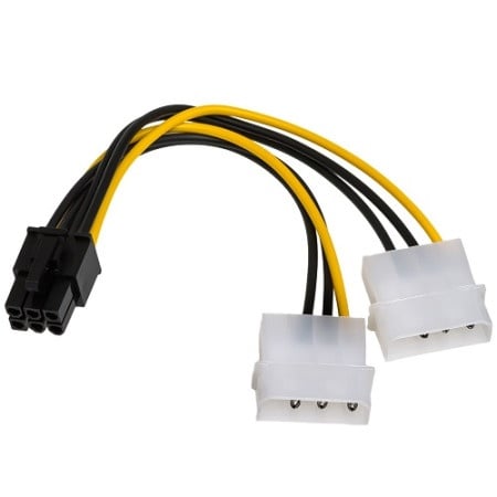 Adapter za napjanje VGA 6PIN M. na 2 x Molex ( 11-479 )