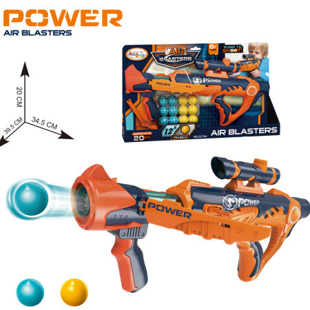 Airblasters power igračka sa lopticama narandžasti ( 35843 )