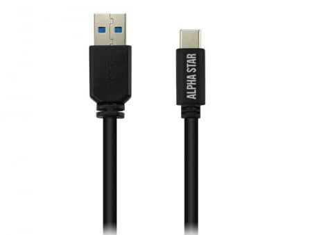 Alpa star USB kabl TIP-C USB 3.0 (tip A-muški) -USB 3.1 (TIP C -muški) /dužina 1,5m/3A za brze punjace ( USB TIP-C 1.5m 3A blister )