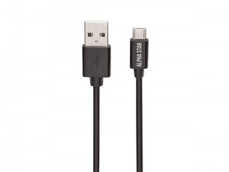 Alpha star USB kabl 2.0 (tip A -muški) -MicroUSB (tip A -muški) /dužina1,5m/2A za brze punjace ( Micro USB-1.5m 2A blister ) - Img 1
