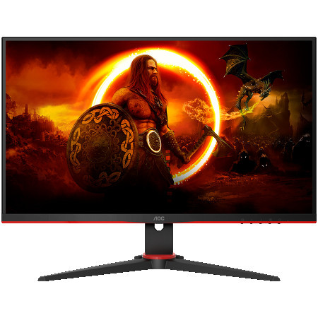AOC gaming Q27G2EBK - G2 SeriesLED monitor gaming 27" 2560 x 1440 QHD @ 155 Hz VA 250 cdm˛ 3000:1 1 ms 2xHDMI DisplayPort black red monitor