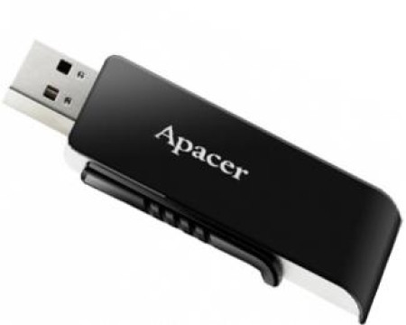 Apacer 64GB AH350 USB 3.2 flash crni - Img 1