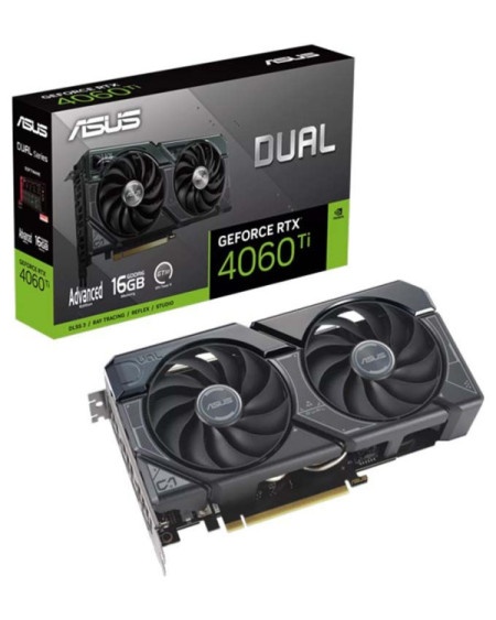 Asus dual-rtx4060ti-a16g nvidia geforce rtx 4060 ti 16gb 128bit svga