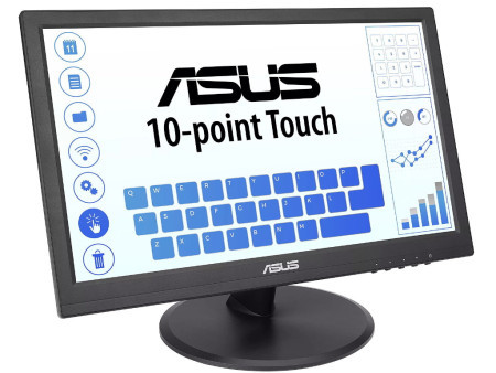Asus VT168HR 15.6&quot;/TN,touch/1366x768/60Hz/5ms GtG/VGA,HDMI/VESA/crna monitor ( 90LM02G1-B04170 ) - Img 1