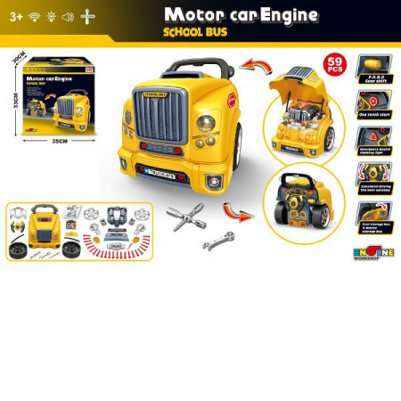 Automehaničarski set u kamionu žuti ( 11/87574 ) - Img 1