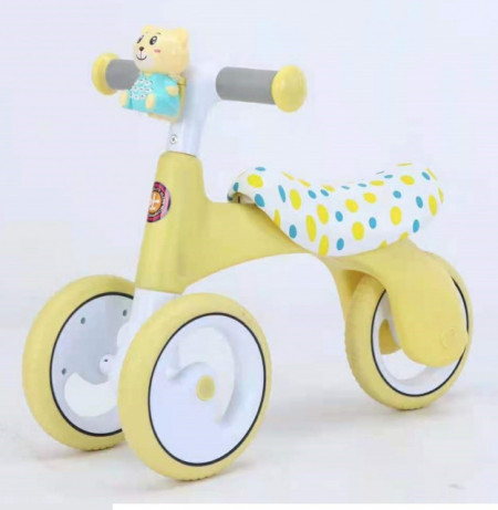 Balance Bike Meda - Bicikl bez pedala za decu Model 763 - Žuta - Img 1