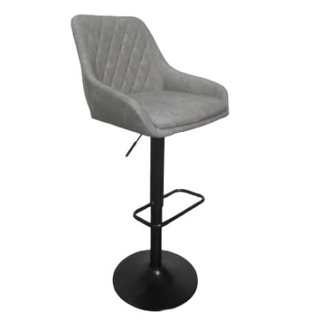 Barska stolica 620158 Svetlo siva /crna metalna baza 480x510x890(1100)mm ( 776-045 )