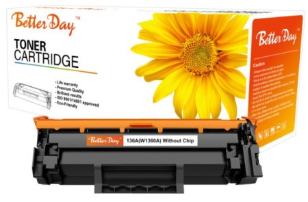 BetterDay 136A, W1360A Toner zam. kaseta za HP 1.15k (bez cipa)