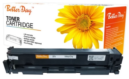 BetterDay 207A(W2211A) M255/M283 Toner zam. kaseta za HP Cyan 1.6k (bez cipa)