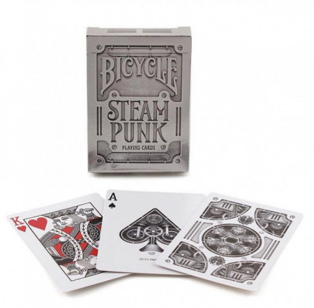 Bicycle Premium Silver Steampunk Karte ( 1025591 )